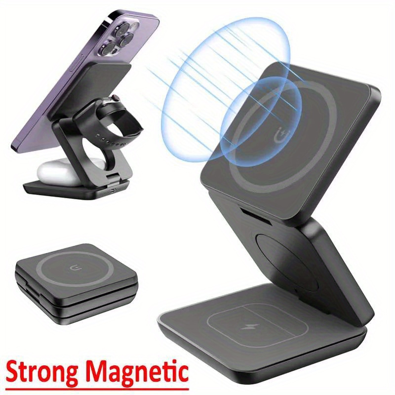 Watch Charger Cable - Foldable 3 in 1 Fast Wireless