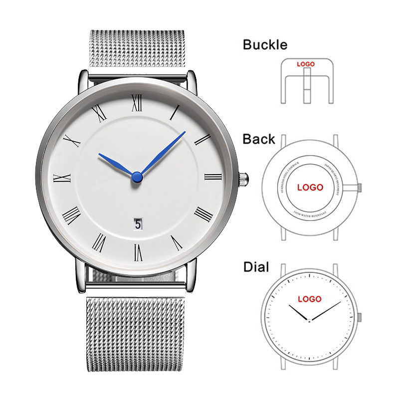 Stainless Mesh Band - B-8210N Stainless Steel Mesh Strap Classic