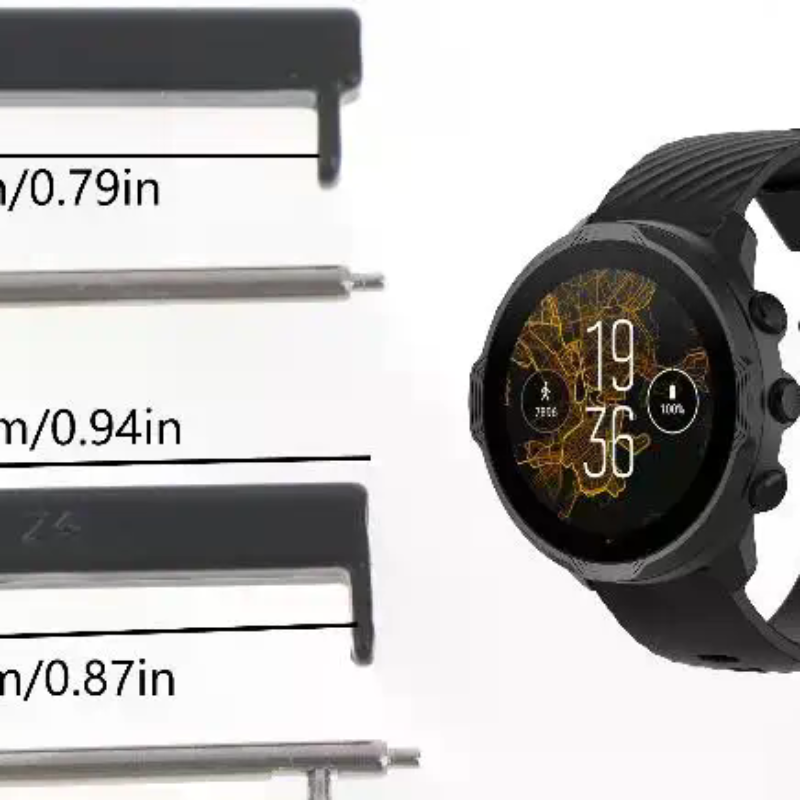 Smartwatch Watch Accessories - 1Pair 24mm To 22mm/20mm Wristband Adapter