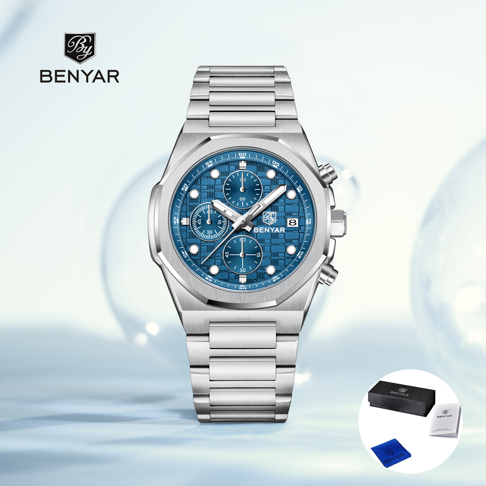 Accessories With Watch - 2025 New BENYAR Men's Watches Top