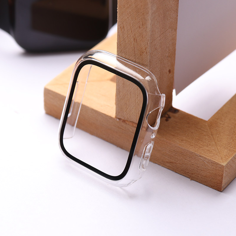 Apple Smartwatch Accessories - 2pcs Tempered Glass Case For Apple