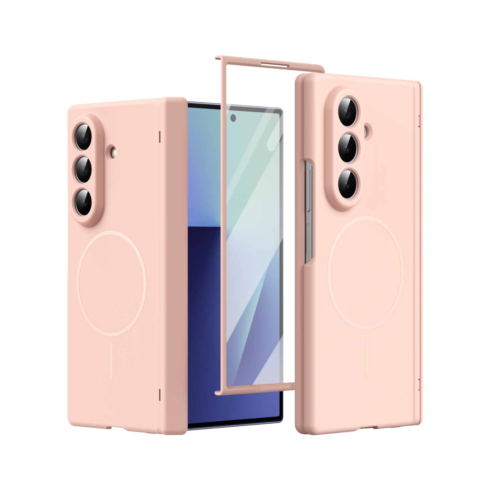 Screen Protector Film - Anti-Fingerprint Full Cover Magnetic Case with
