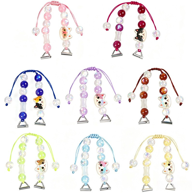 Smartwatch Watch Accessories - Macaron Beaded Smart Watch Strap Cartoon