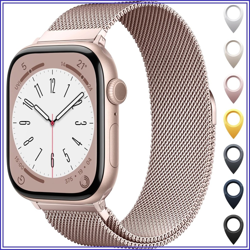 Stainless Mesh Band - Stainless Steel Mesh Loop Compatible Apple