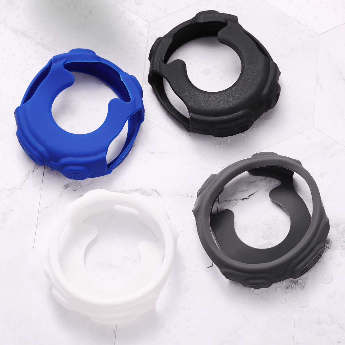 Watch Face Protector - 4Pcs Silicone Protective Case Cover Shock