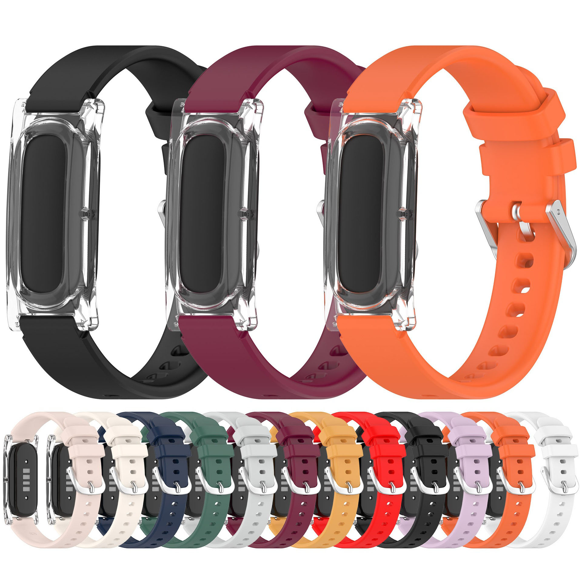 Silicone Band Replacement - Silicone Band Compatible with Google Fitbit