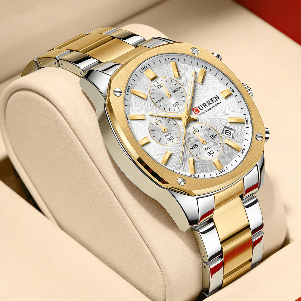 Accessories With Watch - CURREN Modern Men's 42mm Sport Watch