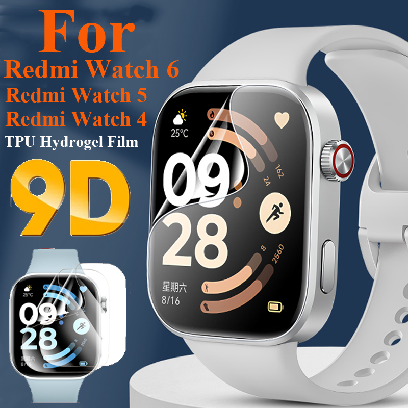 Watch Face Protector - 1-5PCS Hydrogel Protective Film For Redmi