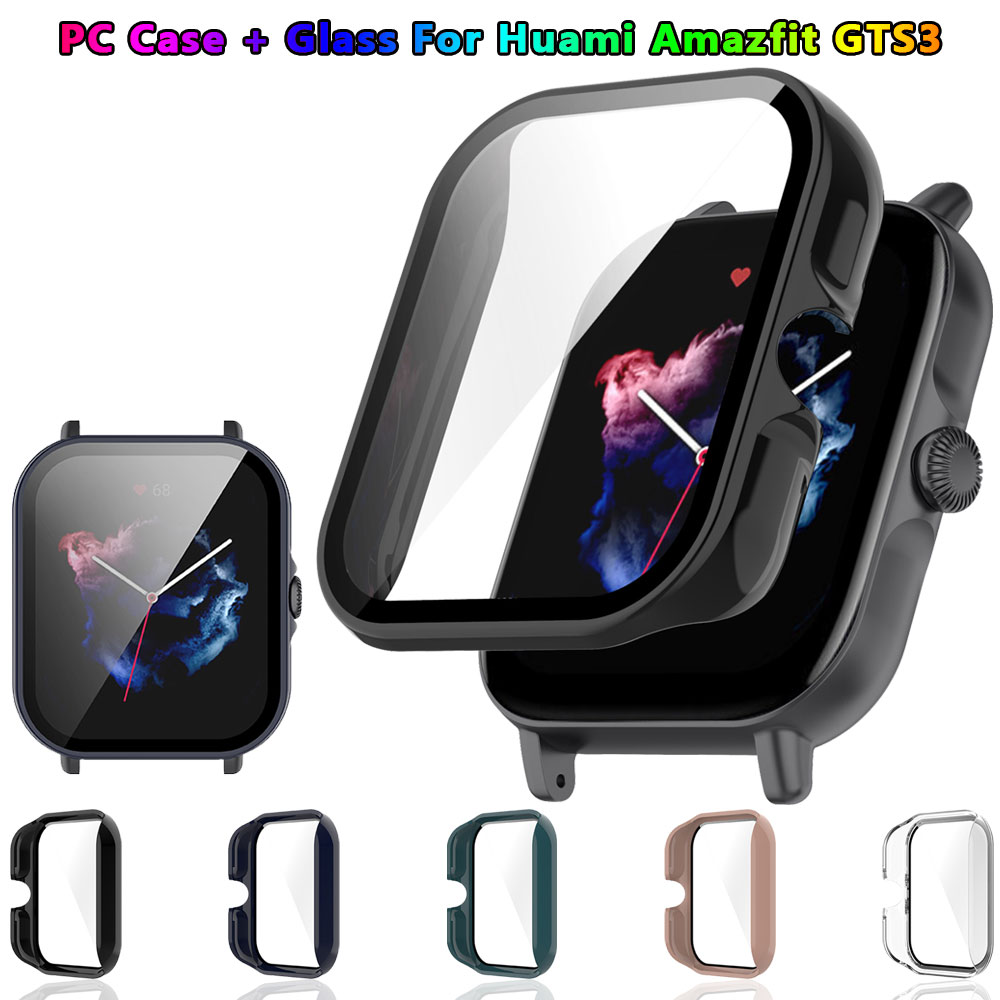 Amazfit Smartwatch Accessories - Case + Tempered Glass For Amazfit