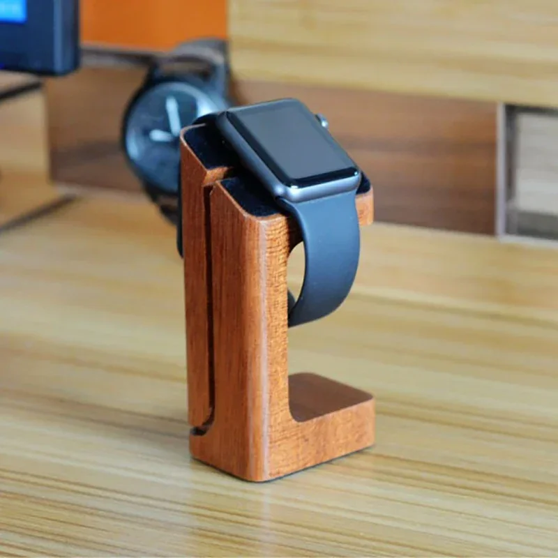 Wooden Apple Watch Charger Sta - Apple Smartwatch Accessories 评论和价格