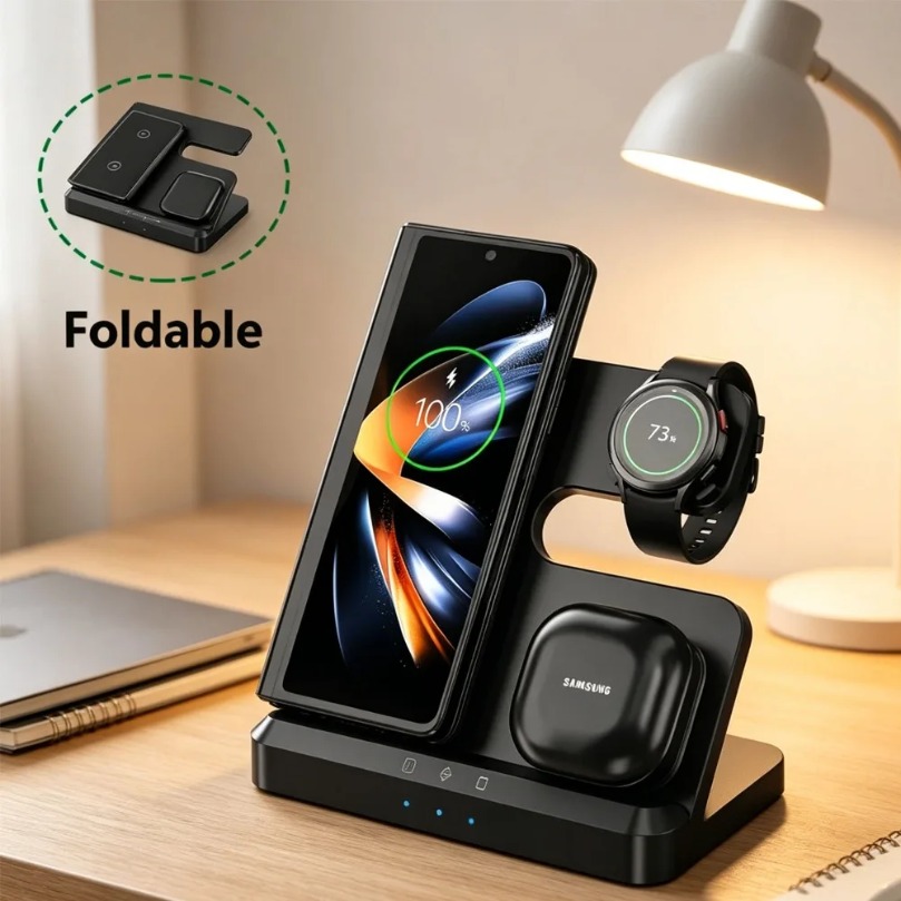 3 in 1 Fast Wireless Charger F - Watch Charger Cable 评论和价格