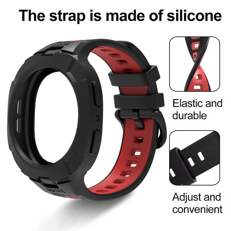 Case+Strap For Samsung Galaxy  - Silicone Band Replacement 评论和价格