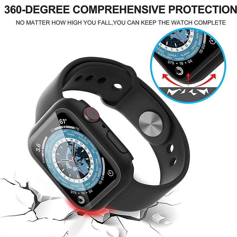 Glass+Cover For Apple Watch ca - Apple Smartwatch Accessories 评论和价格