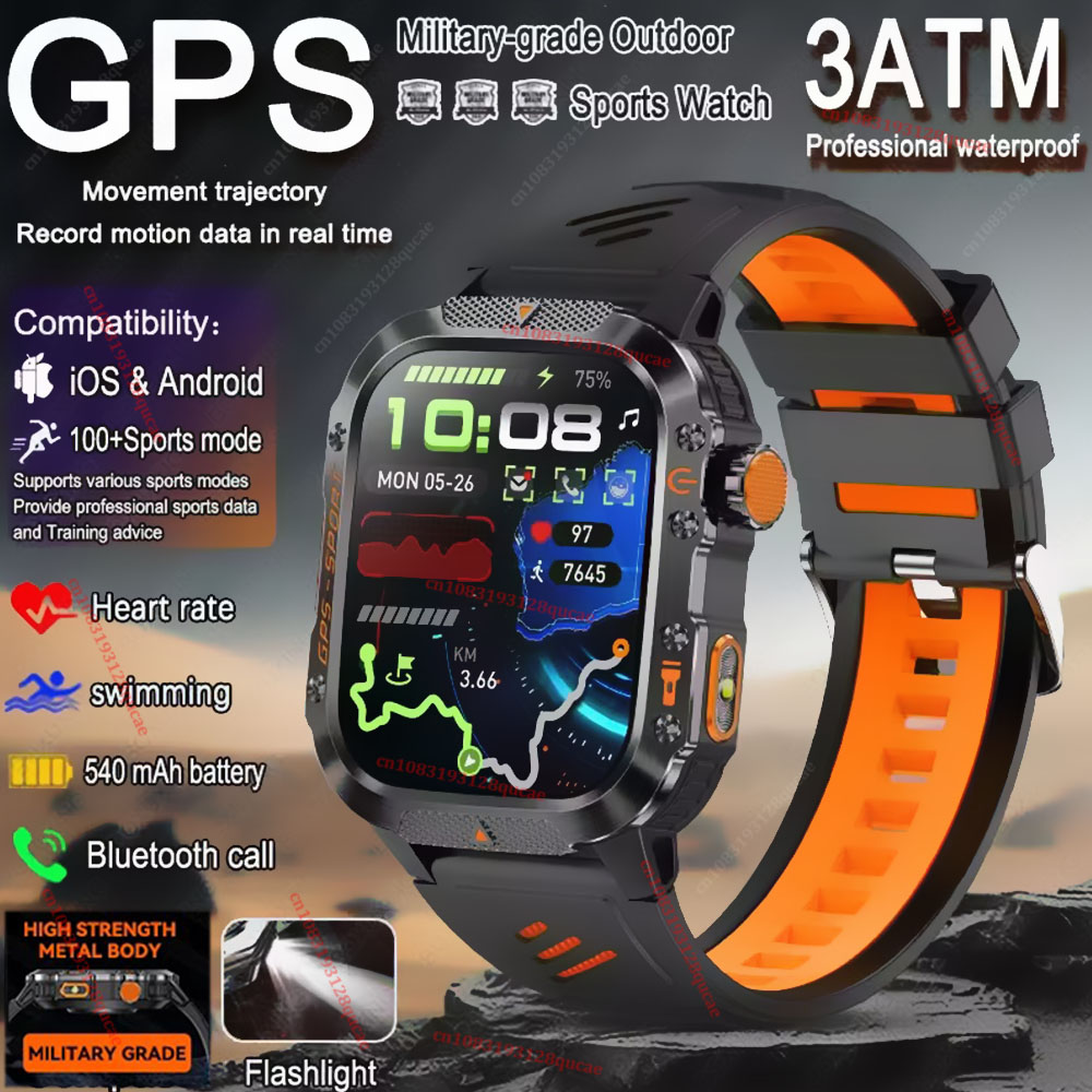 2026 Military Outdoor Smart Wa - Smartwatch X12 评论和价格