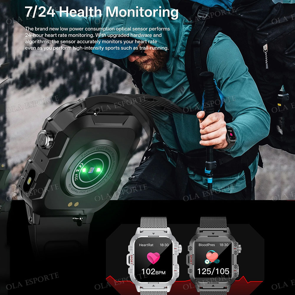 2026 Military Outdoor Smart Wa - Smartwatch X12 评论和价格