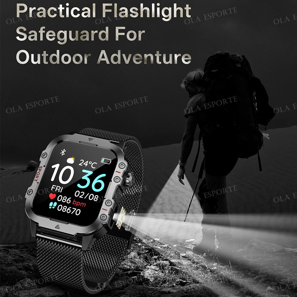 2026 Military Outdoor Smart Wa - Smartwatch X12 评论和价格