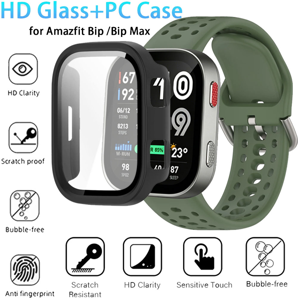 HD Glass+PC Case for Amazfit B - Amazfit Smartwatch Accessories 评论和价格