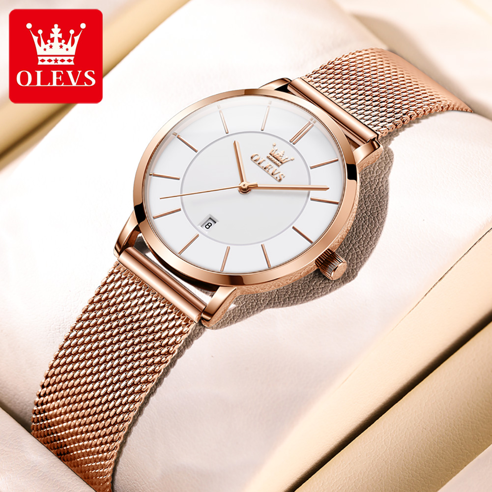 OLEVS Woman Watch 5869 Elegant - Accessories With Watch 评论和价格