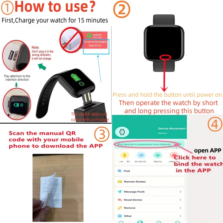 Smart Watch For Men Women Spor - Silicone Band Replacement 评论和价格