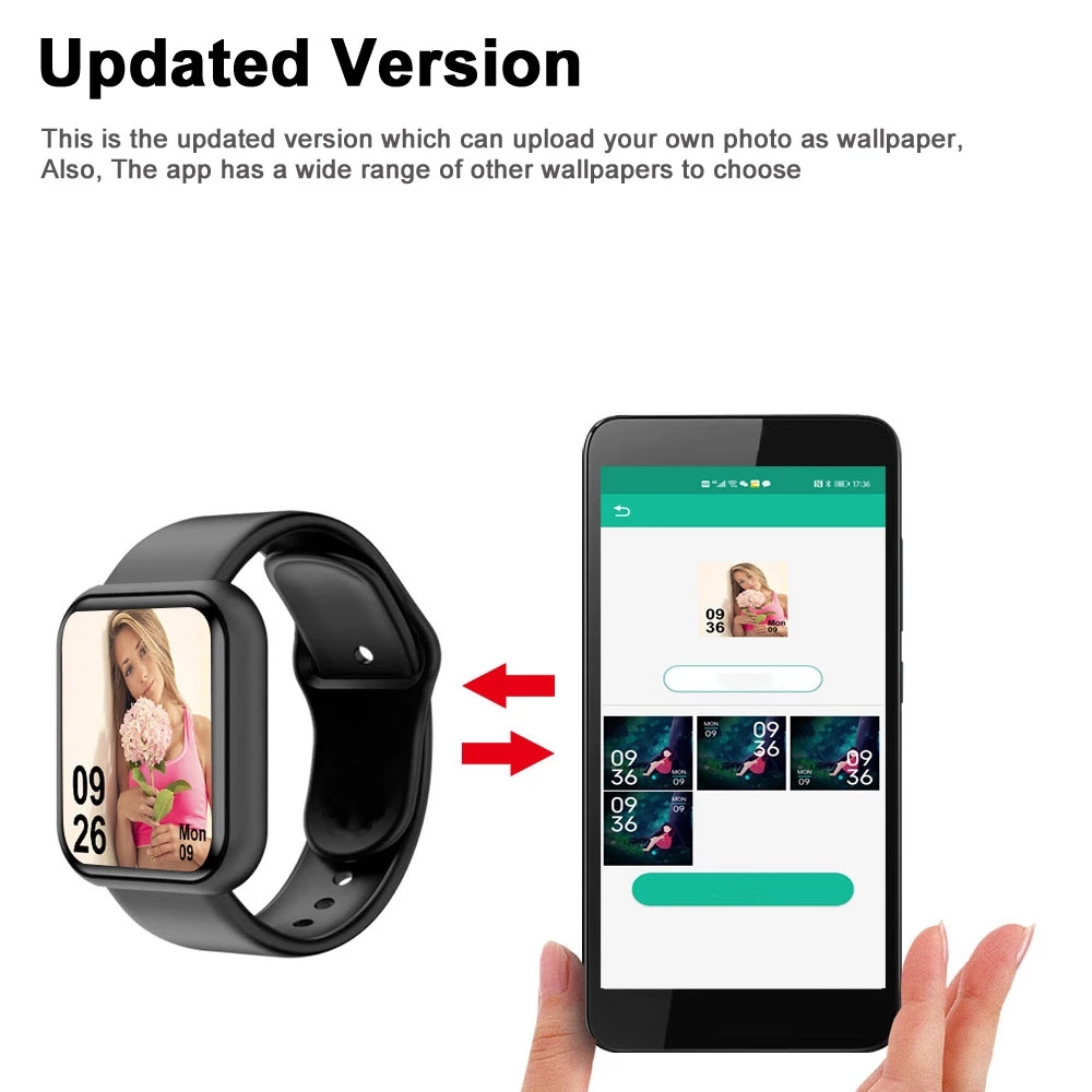 Smart Watch For Men Women Spor - Silicone Band Replacement 评论和价格