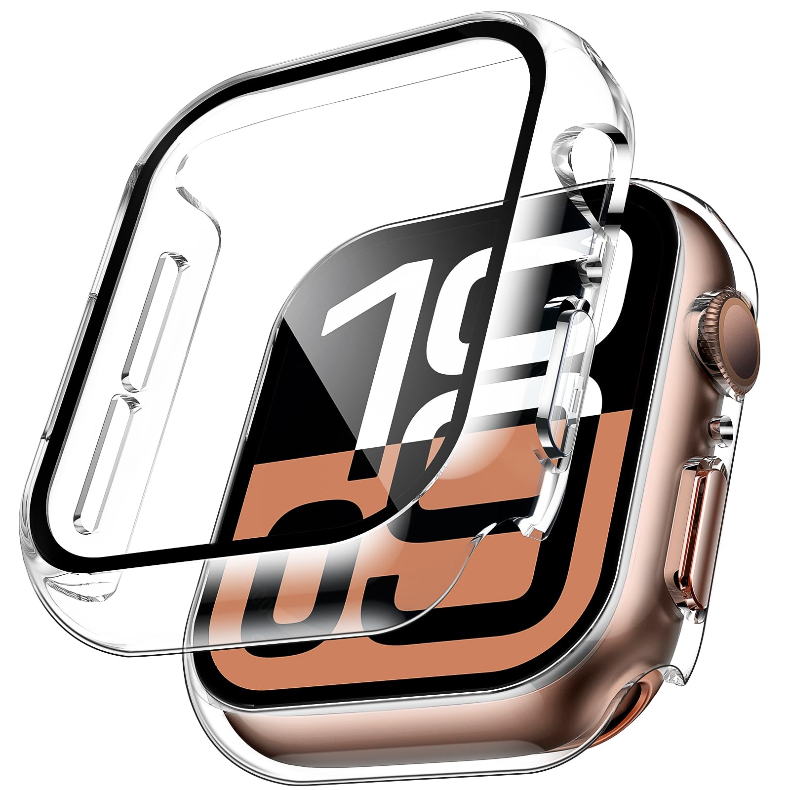 2pcs Tempered Glass Case For A - Apple Smartwatch Accessories 评论和价格