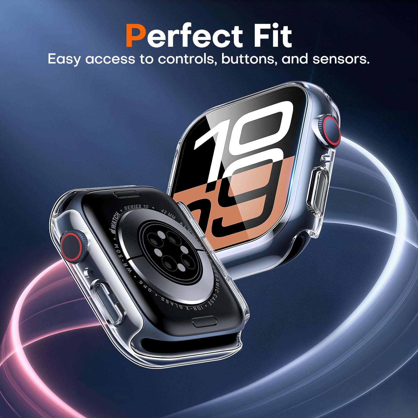 2pcs Tempered Glass Case For A - Apple Smartwatch Accessories 评论和价格