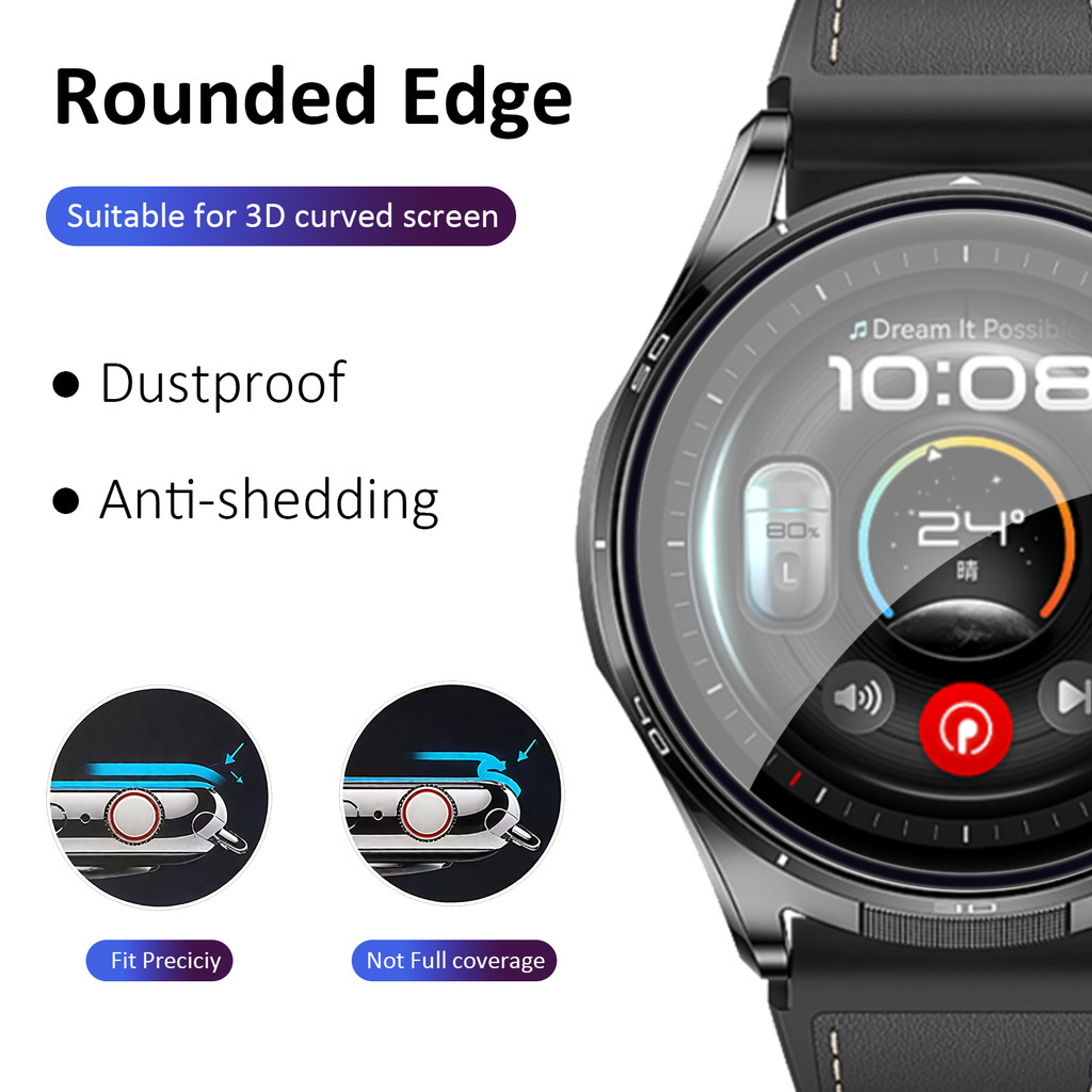 1-5PCS 3D Curved Full Coverage - Watch Face Protector 评论和价格