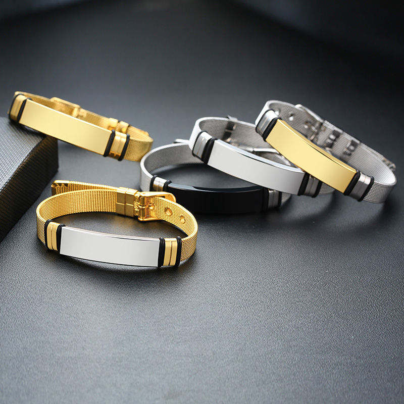 Vnox Mens Stainless Steel Cust - Stainless Mesh Band 评论和价格