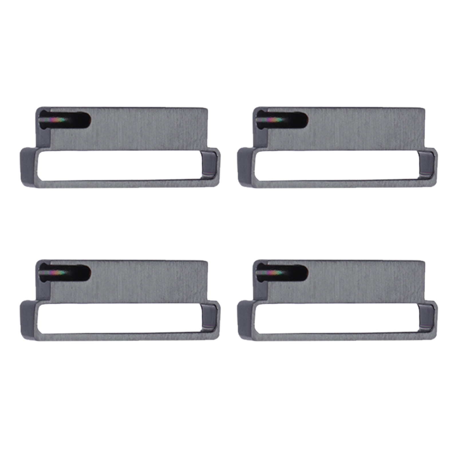 4Pcs Stainless Steel Watch Ban - Silicone Band Replacement 评论和价格