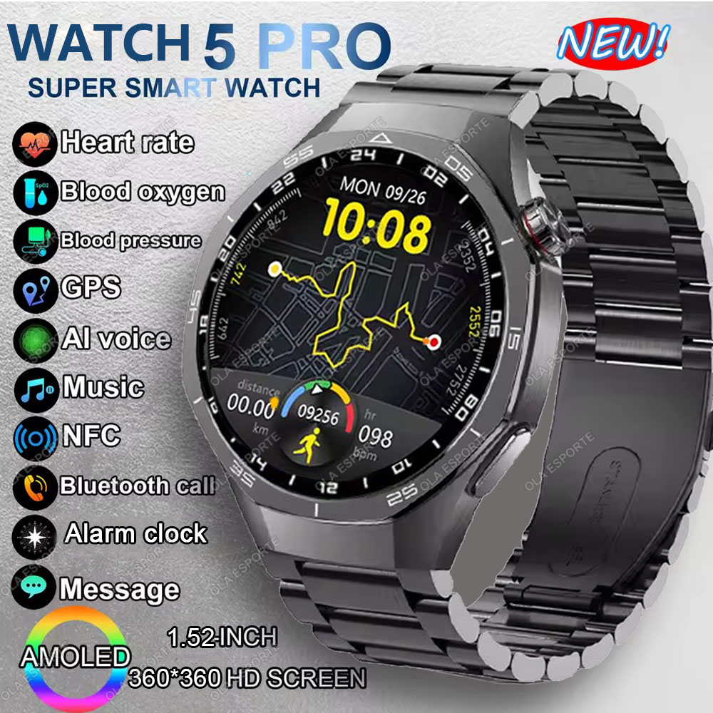 New Watch 5 Pro Smart Watch 1. - Smartwatch X12 评论和价格