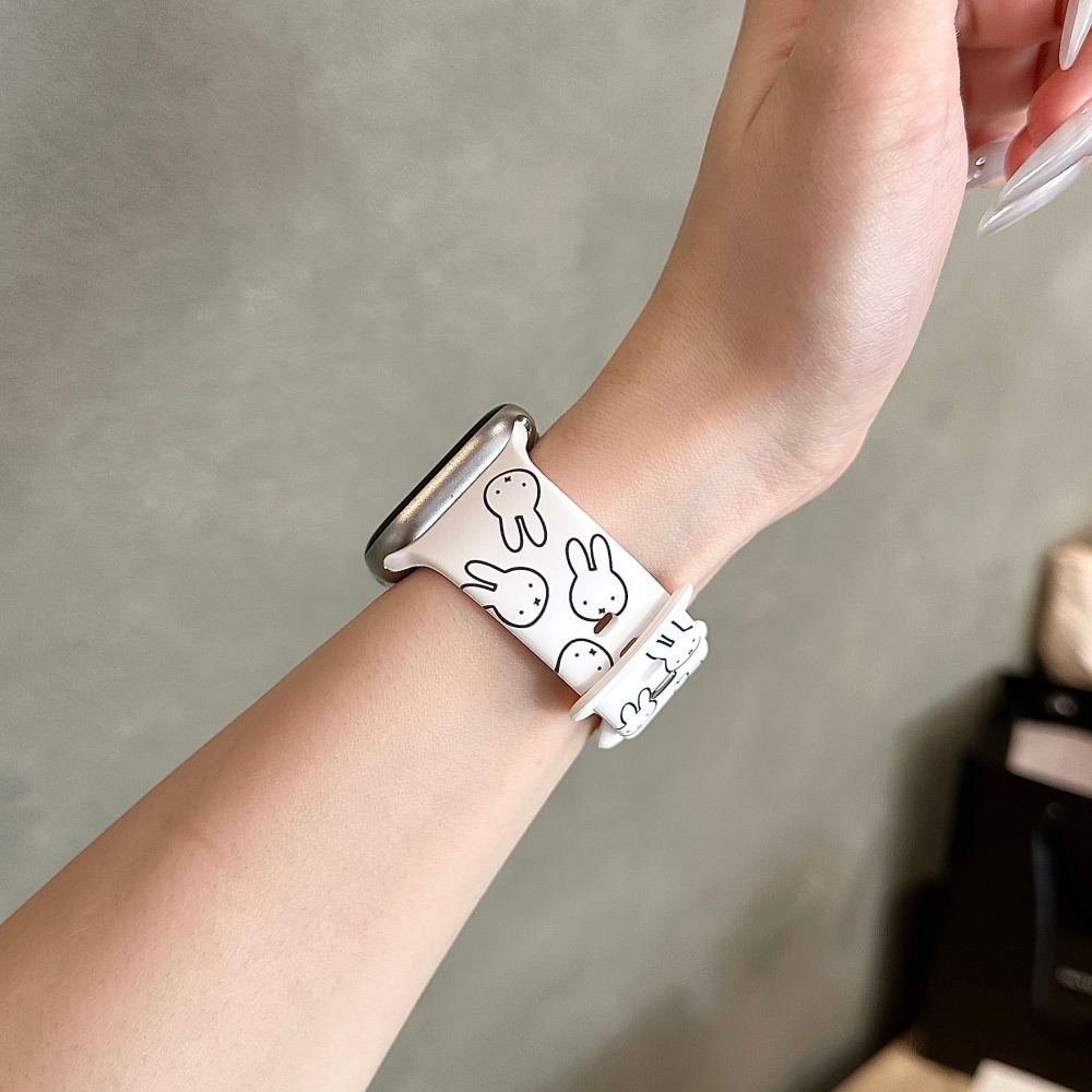Cute Miffy Rabbit Cartoon Watc - Apple Smartwatch Accessories 评论和价格