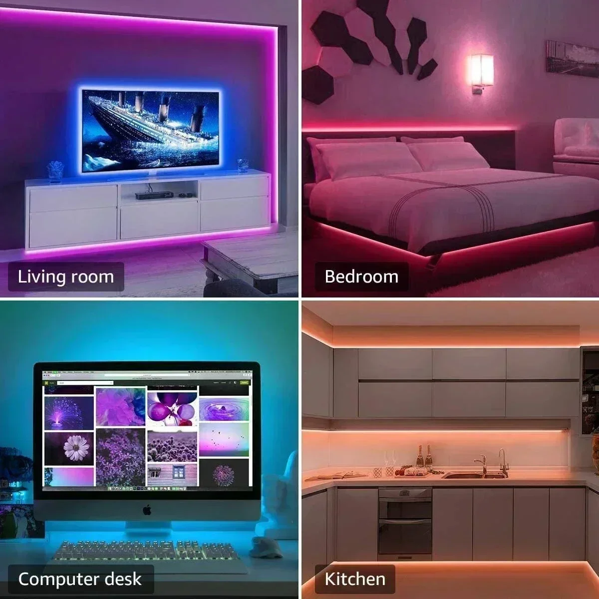 Smart RGB LED Gaming Light Str - Smart Accessories 评论和价格
