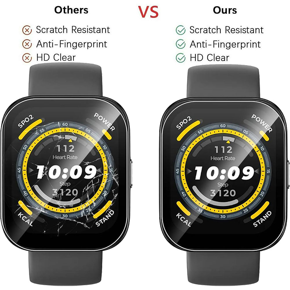 3PCS Clear HD Film Screen Prot - Amazfit Smartwatch Accessories 评论和价格