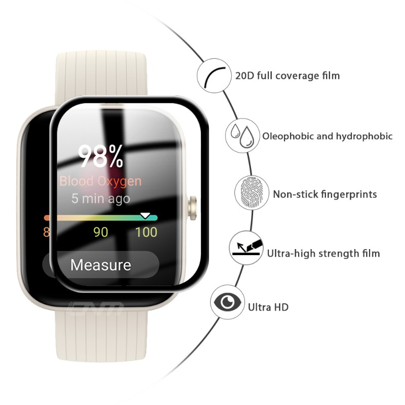 1-5Pcs HD Screen Protector for - Amazfit Smartwatch Accessories 评论和价格