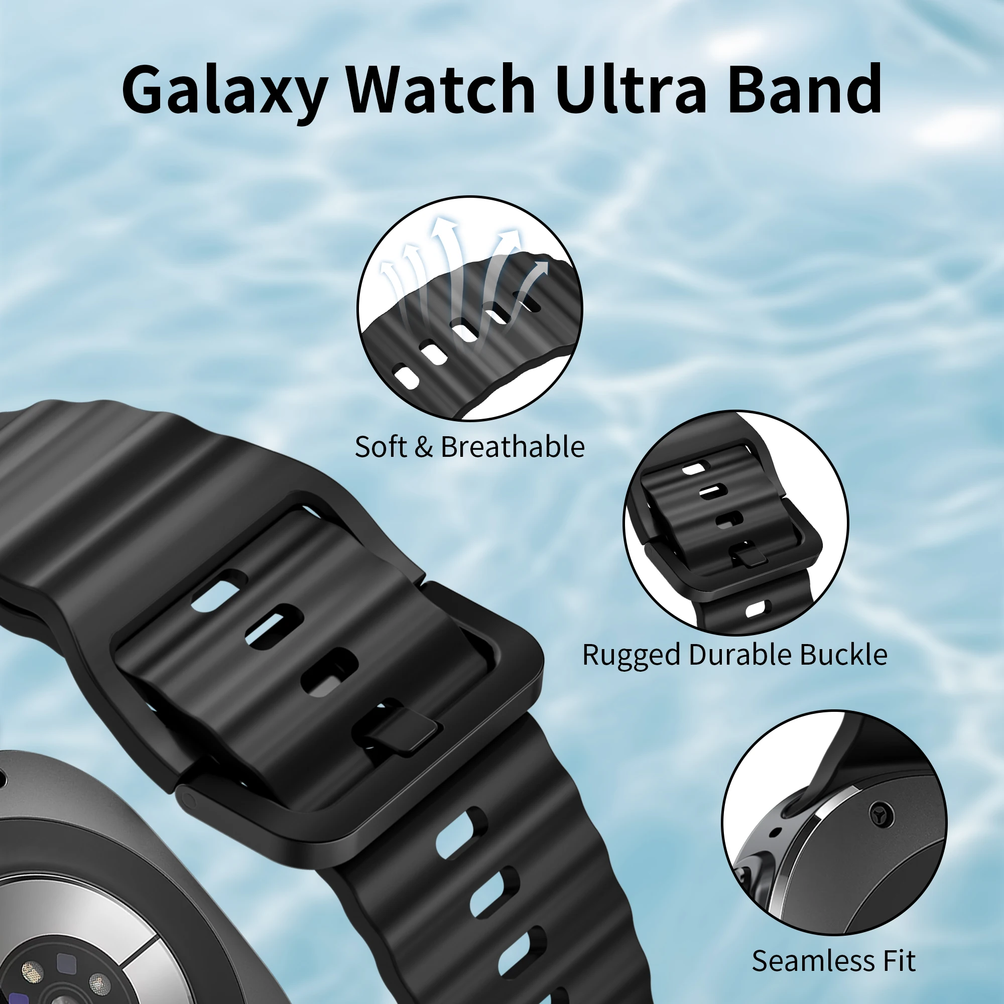 Original Silicone Band for Sam - Samsung Smartwatch Ultra Accessories 评论和价格