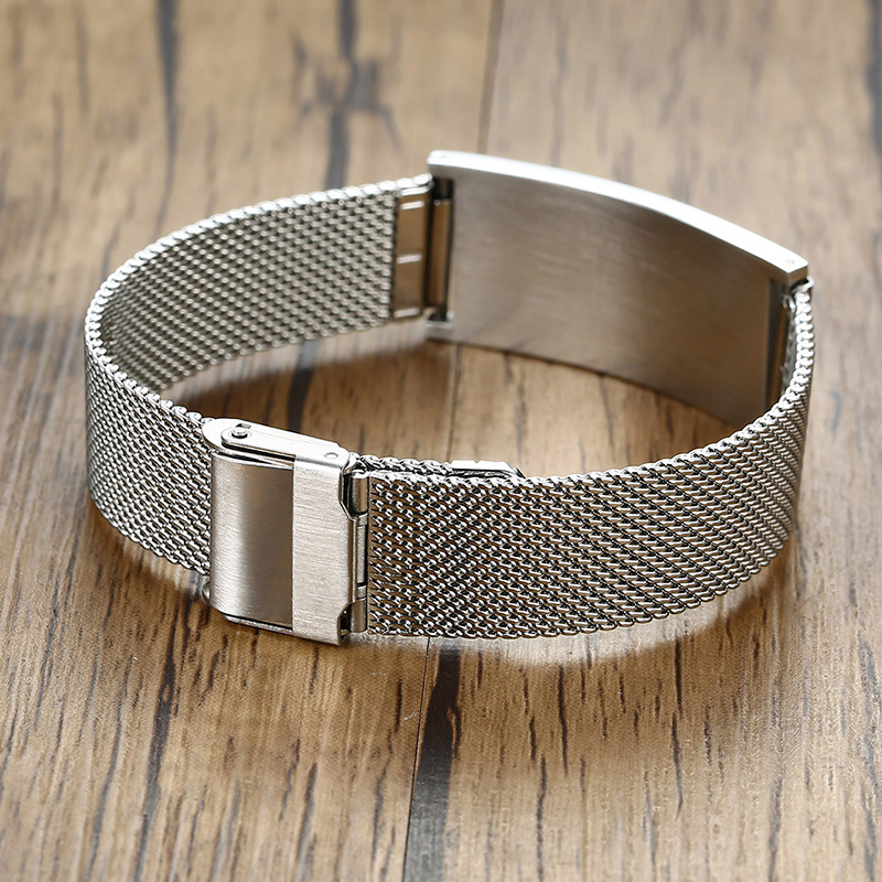 Men Bracelet Timeless Nature O - Stainless Mesh Band 评论和价格