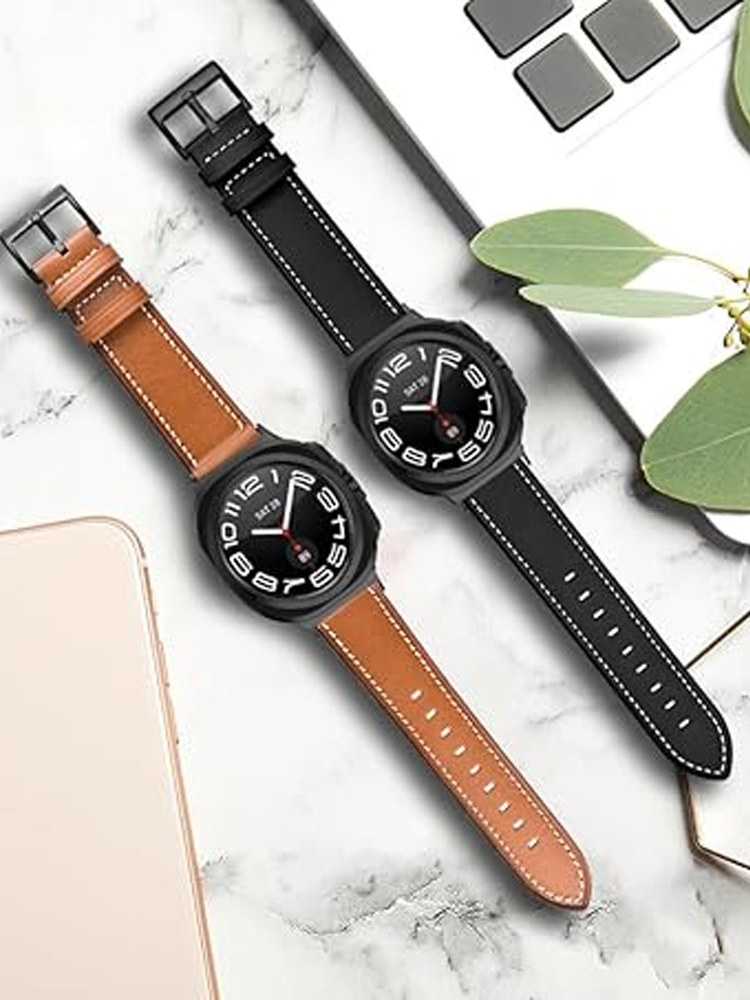 Genuine Leather Band For Samsu - Samsung Smartwatch Ultra Accessories 评论和价格