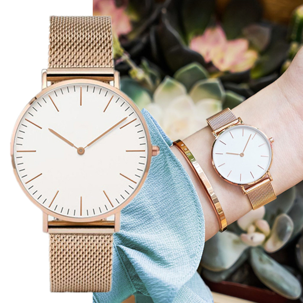 Top Brand Luxury Watches Women - Stainless Mesh Band 评论和价格