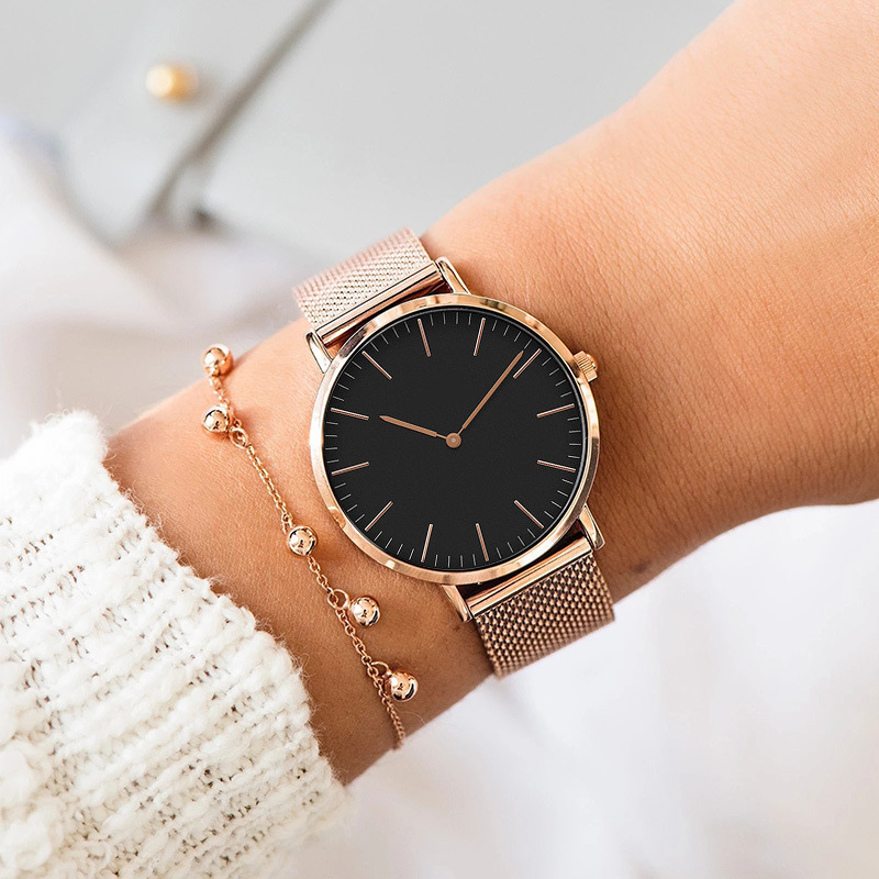 Top Brand Luxury Watches Women - Stainless Mesh Band 评论和价格