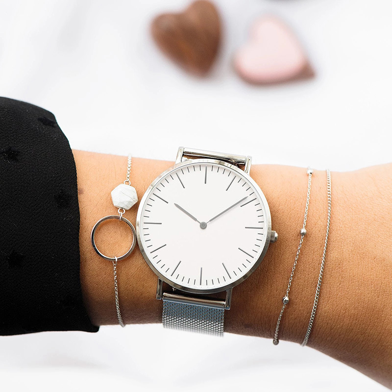Top Brand Luxury Watches Women - Stainless Mesh Band 评论和价格