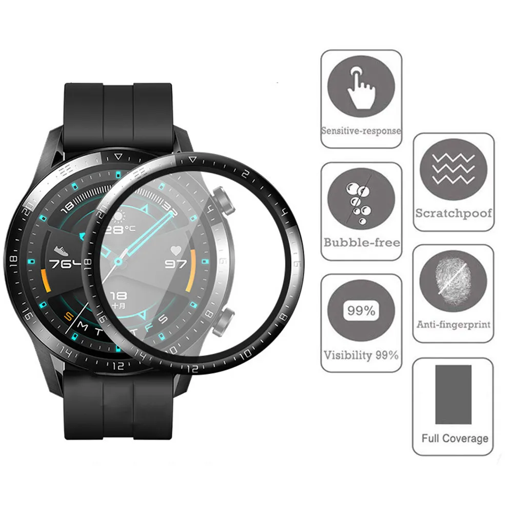 1-3pcs HD Clear Screen Protect - Huawei Smartwatch Accessories 评论和价格