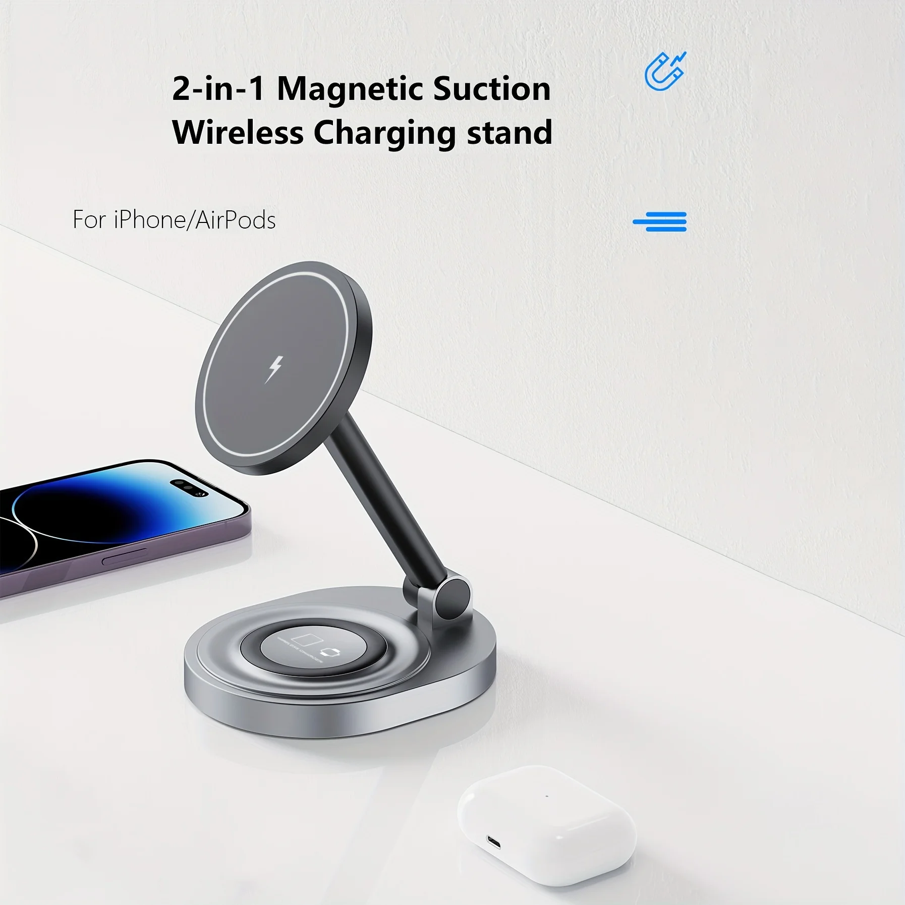 2 In 1 Magnetic Wireless Charg - Smartwatch X12 评论和价格