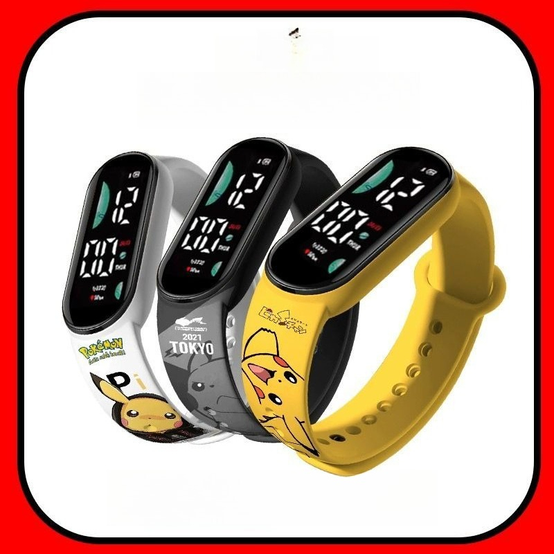 Pokémon cartoon pattern digita - Accessories With Watch 评论和价格