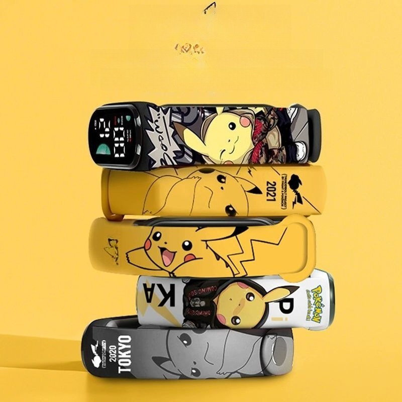 Pokémon cartoon pattern digita - Accessories With Watch 评论和价格