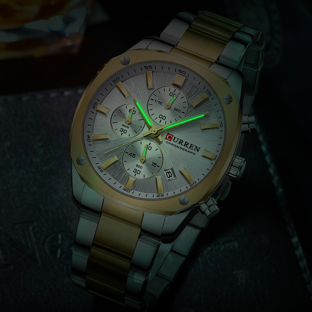 CURREN Modern Men's 42mm Sport - Accessories With Watch 评论和价格