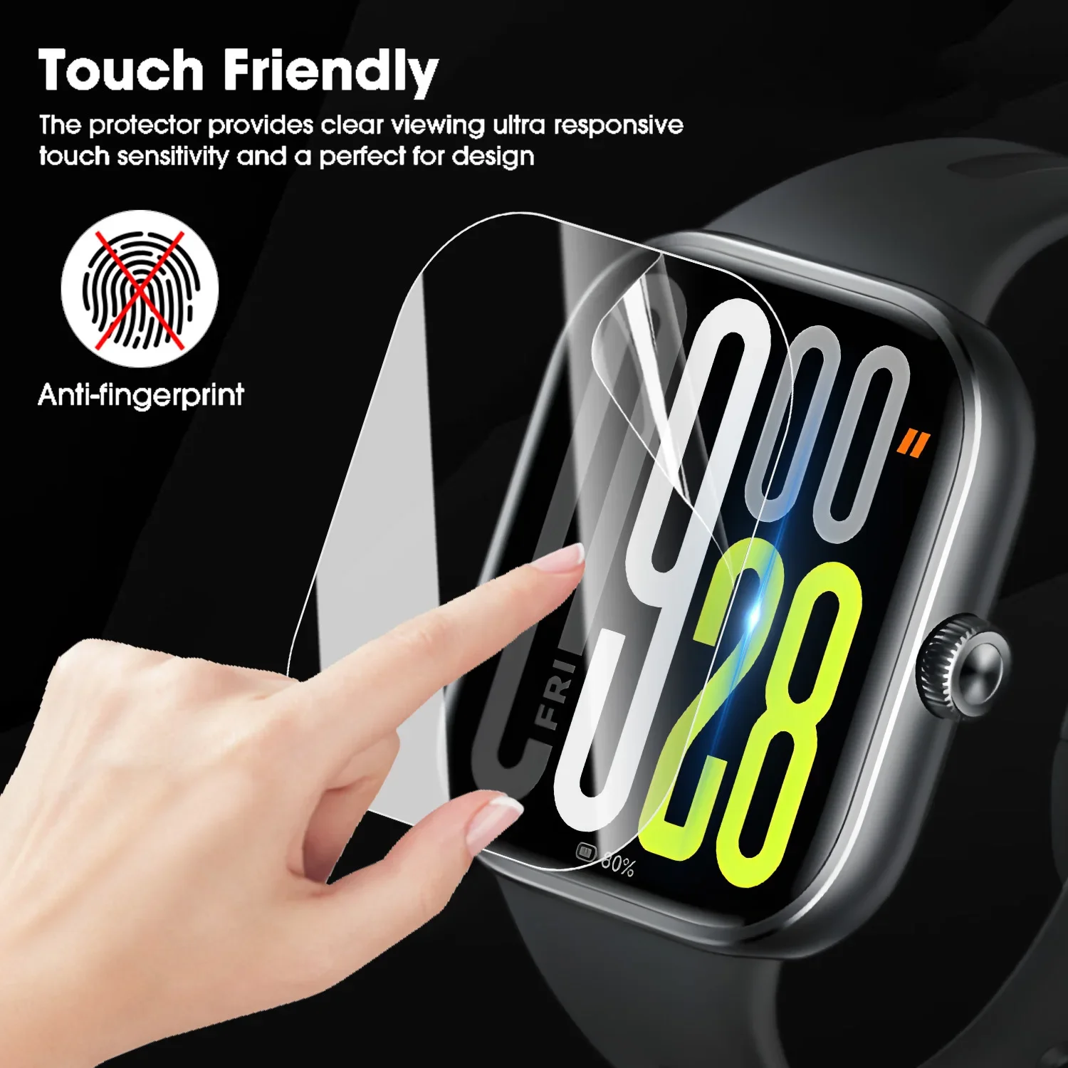 1-5PCS Hydrogel Protective Fil - Watch Face Protector 评论和价格