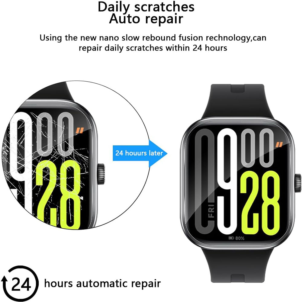 1-5PCS Hydrogel Protective Fil - Watch Face Protector 评论和价格