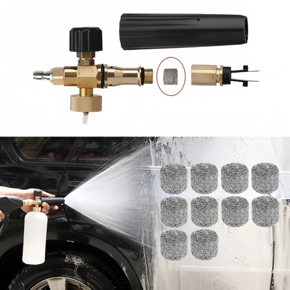 6pcs Car Wash High Density Foa - Stainless Mesh Band 评论和价格