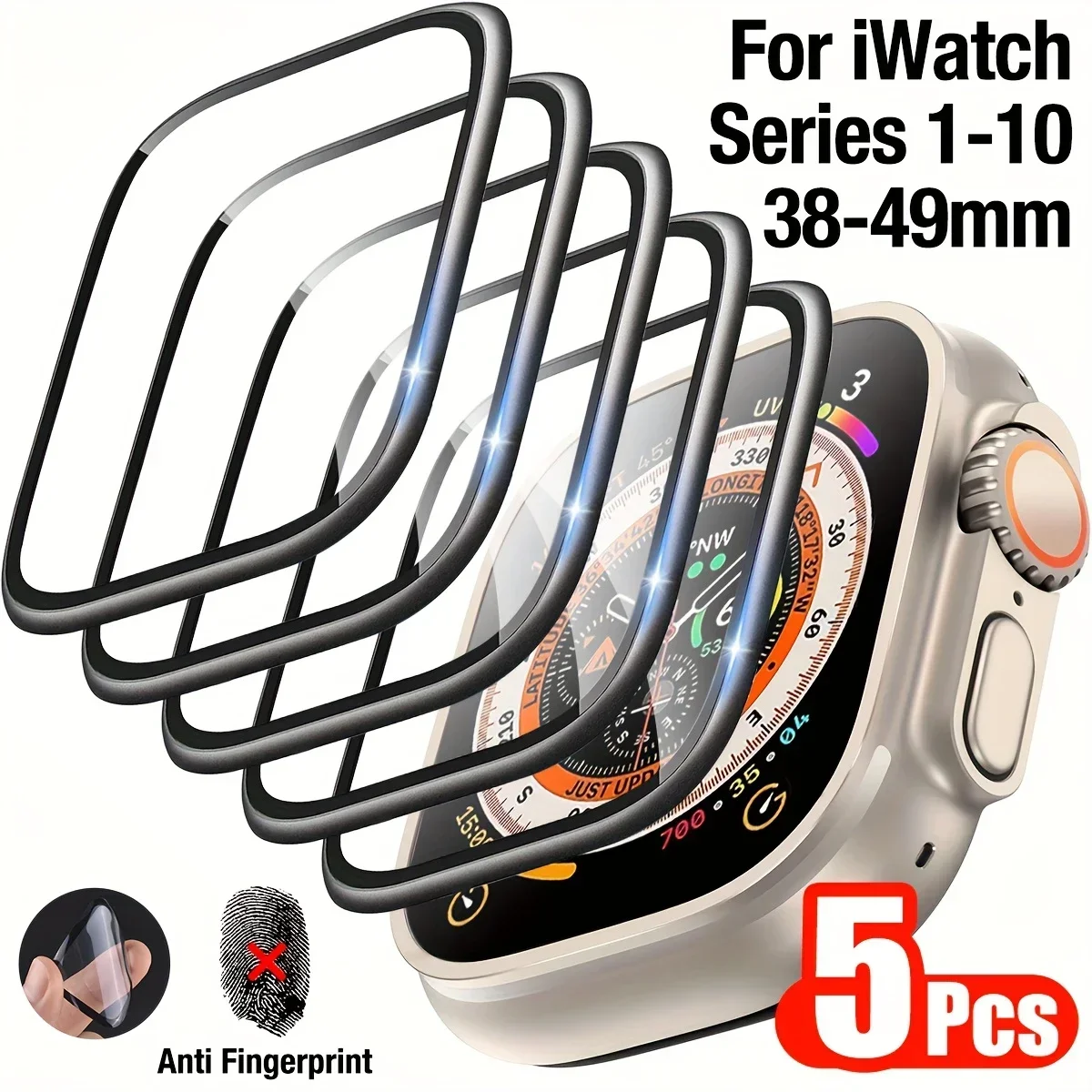 1-5pcs Anti-scratch Film For A - Apple Smartwatch Accessories 评论和价格