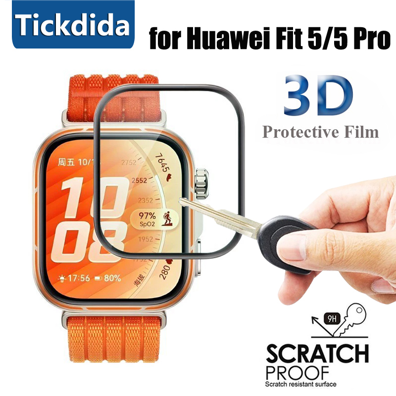 Soft Tempered Glass for Huawei - Huawei Smartwatch Accessories 评论和价格